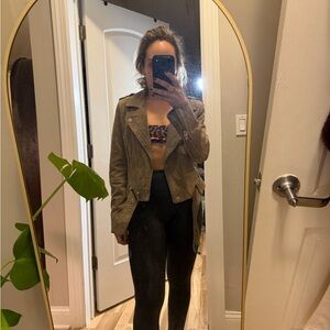 SPANX Faux Leather Leggings — Petite Small (S/P)